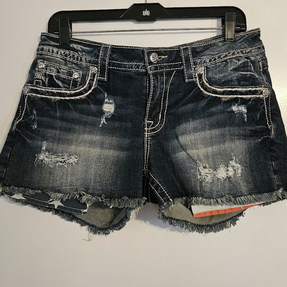 Miss Me Patriotic Shorts